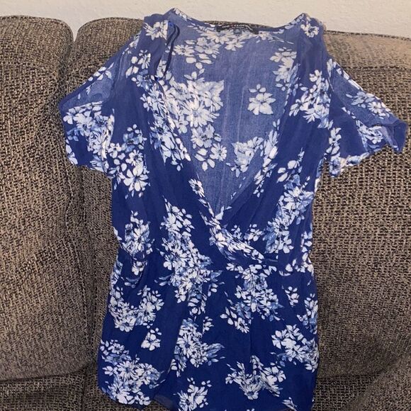 ✨ One Clothing Womens Cold Shoulder Romper Jumpsuit✨ - Picture 3 of 5